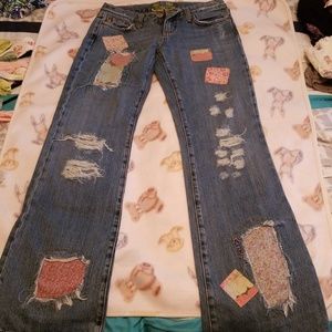 Miss me patchwork jeans